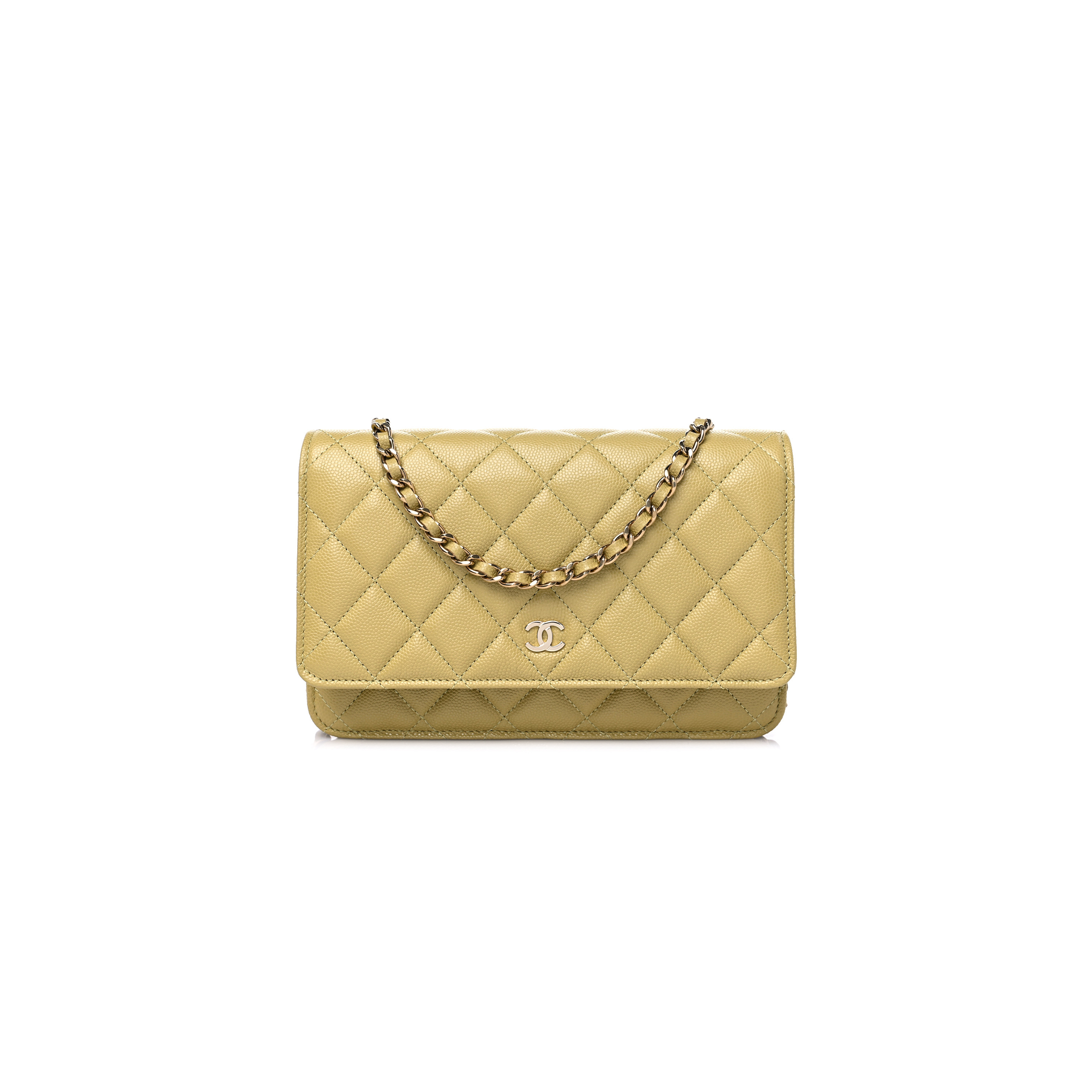 CHANEL CAVIAR QUILTED WALLET ON CHAIN WOC 1177827 (19*11*4cm)